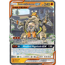 Golem And Dedenne Gx Hammond Tag Team Custom Overwatch + Pokemon Card Silver Foil