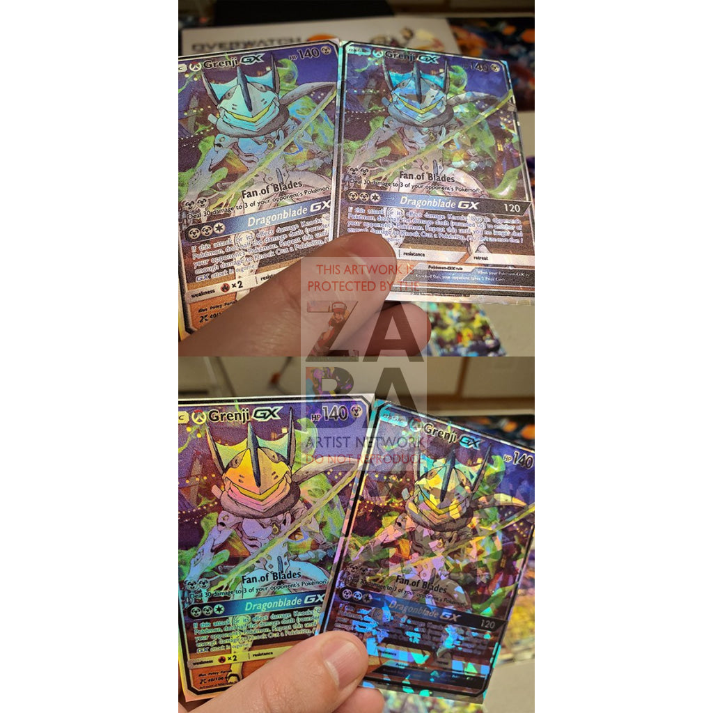 Grenji Gx (Greninja + Genji) Custom Overwatch Pokemon Card