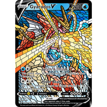 Gyarados V Stained-Glass Custom Pokemon Card Karp / Silver Foil