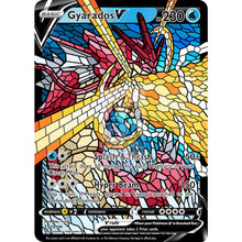 Gyarados V Stained-Glass Custom Pokemon Card Shining / Silver Foil