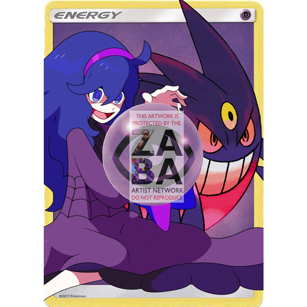 Hex Maniac + Mega Gengar Psychic Energy Custom Pokemon Card - ZabaTV