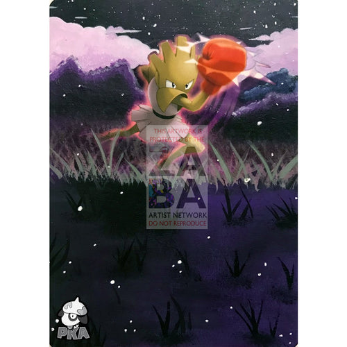 Hitmonchan 57/95 Call Of Legends Extended Art Custom Pokemon Card Silver Holographic