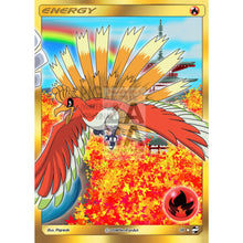 Ho-Oh Fire Energy Pigreak Custom Pokemon Card