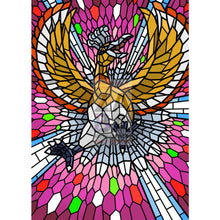 Ho-Oh V (Stained-Glass) Custom Pokemon Card Shining / Textless Silver Foil