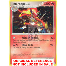 Infernape 5/130 Diamond & Pearl Extended Art Custom Pokemon Card