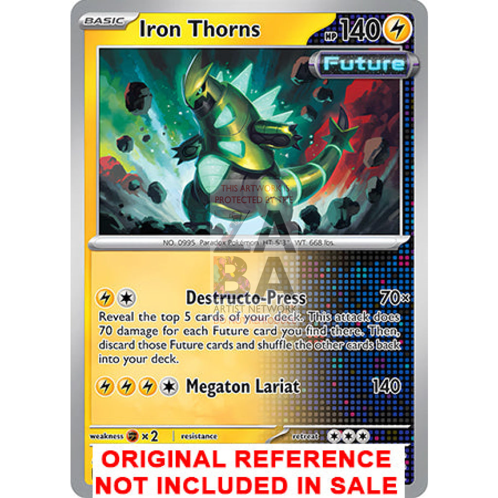 Iron Thorns 062/162 Temporal Forces Extended Art Custom Pokemon Card