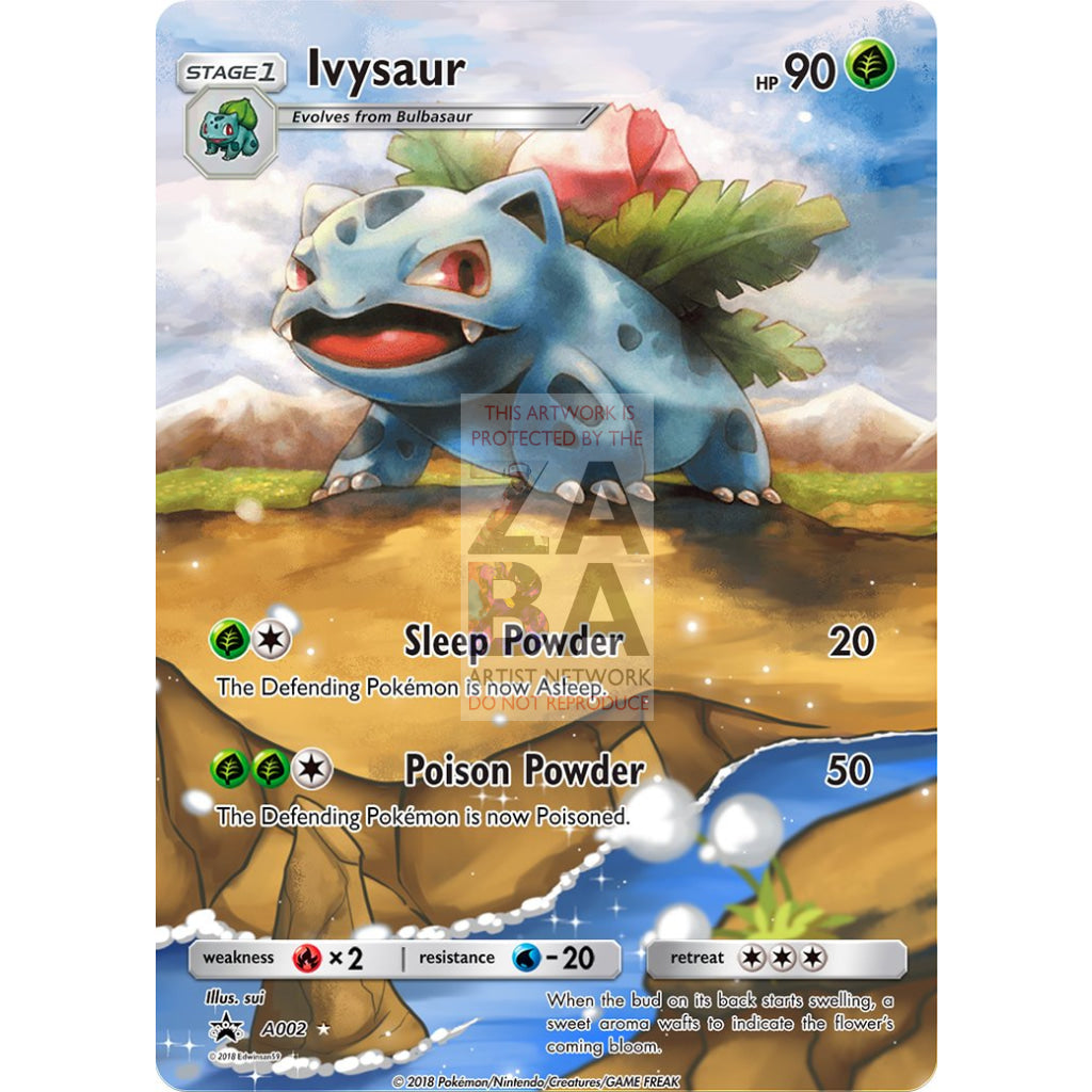 Ivysaur 2/108 BW Dark Explorers Extended Art Custom Pokemon Card - ZabaTV