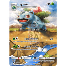 Ivysaur 2/108 Bw Dark Explorers Extended Art Custom Pokemon Card Silver Holographic