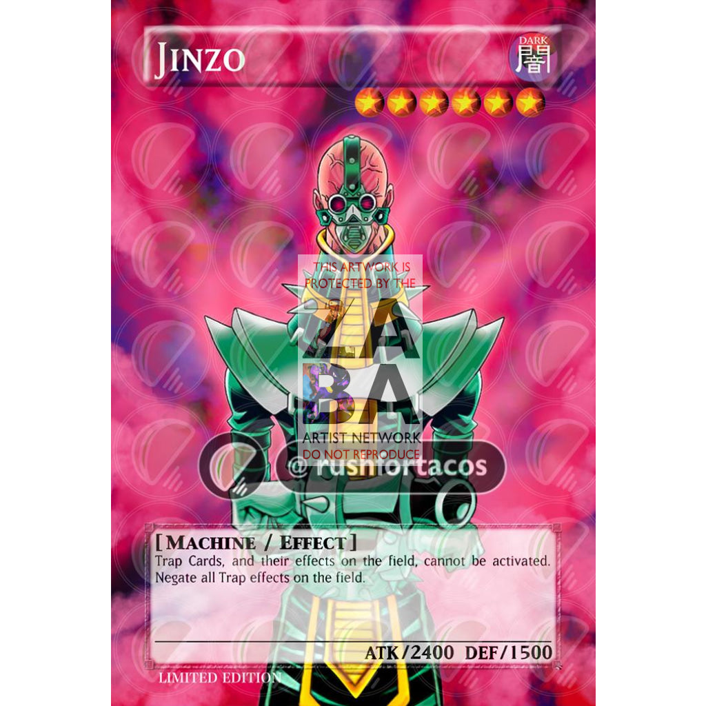 Jinzo MYFI-EN041 Full Art ORICA- Custom Yu-Gi-Oh! Card - ZabaTV