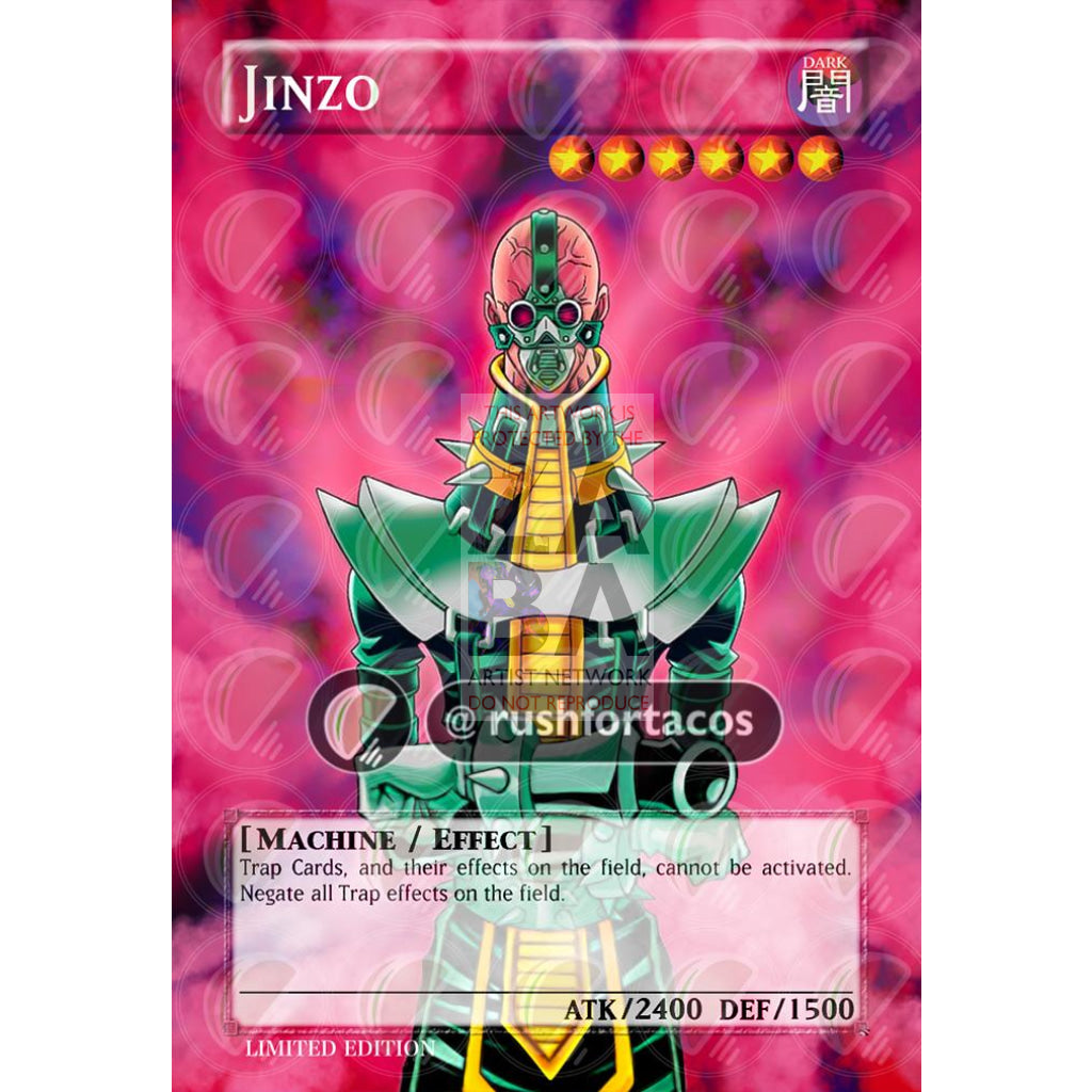 Jinzo Myfi-En041 Full Art Orica- Custom Yu-Gi-Oh! Card