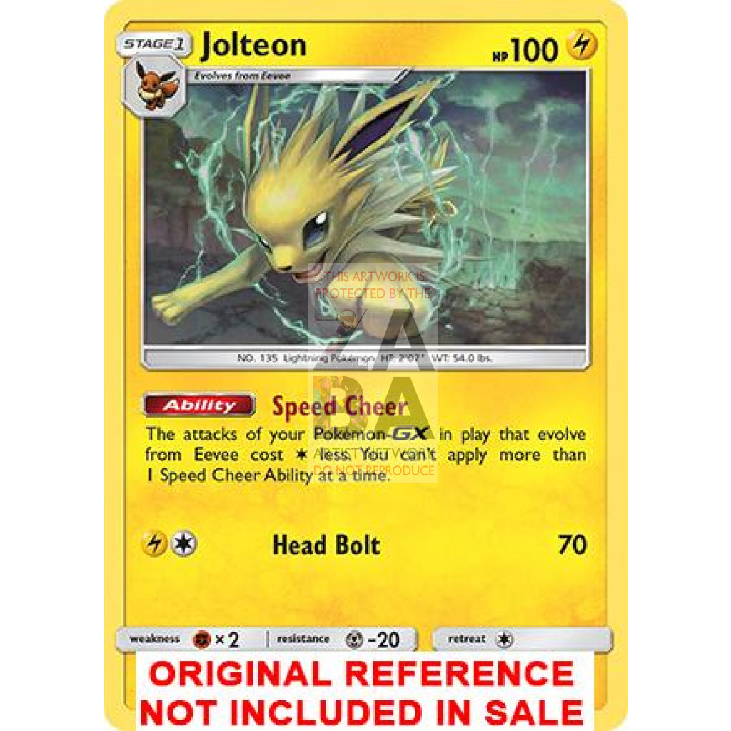 Jolteon 70/236 Cosmic Eclipse Extended Art Custom Pokemon Card