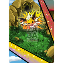 Jolteon V Custom Pokemon Card Textless Silver Foil