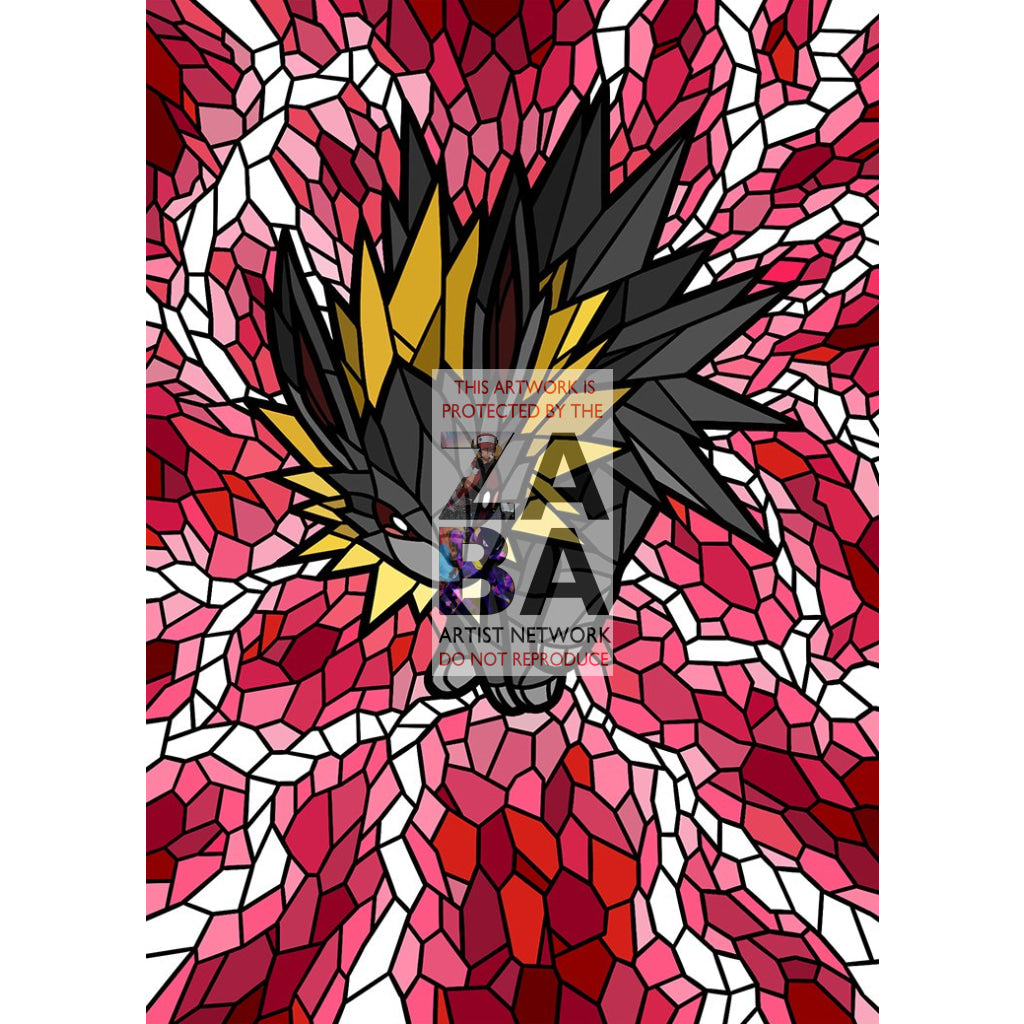 Jolteon V Stained-Glass Custom Pokemon Card - ZabaTV