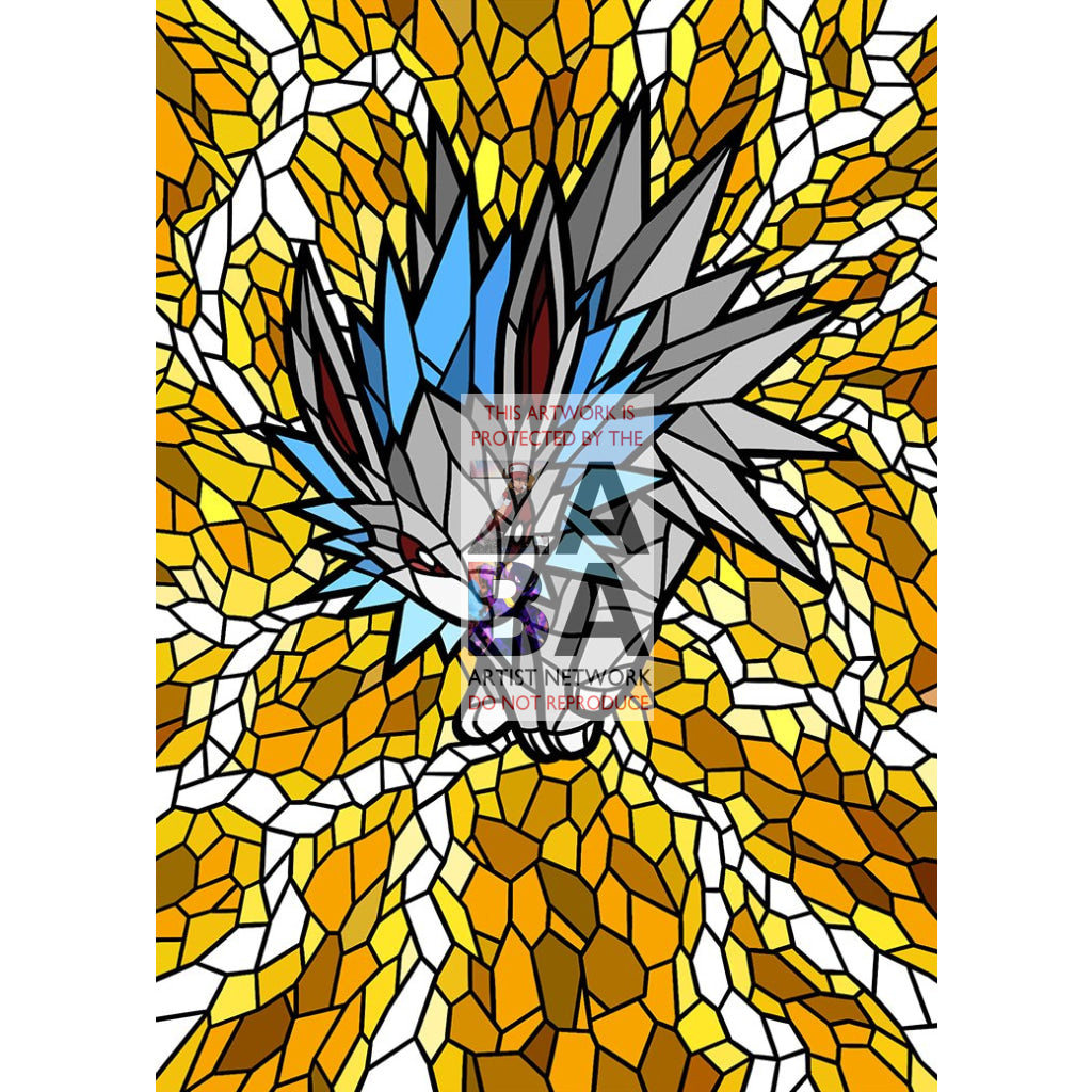 Jolteon V Stained-Glass Custom Pokemon Card - ZabaTV