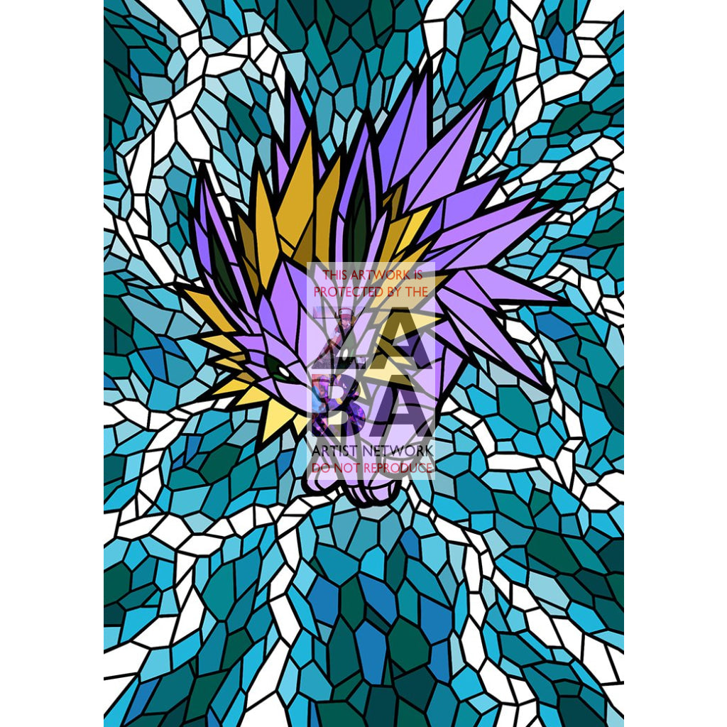 Jolteon V Stained-Glass Custom Pokemon Card - ZabaTV