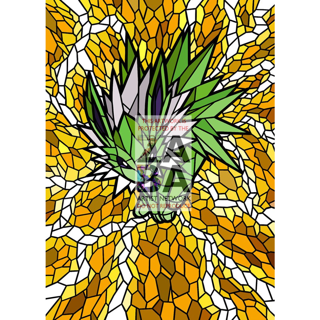 Jolteon V Stained-Glass Custom Pokemon Card - ZabaTV