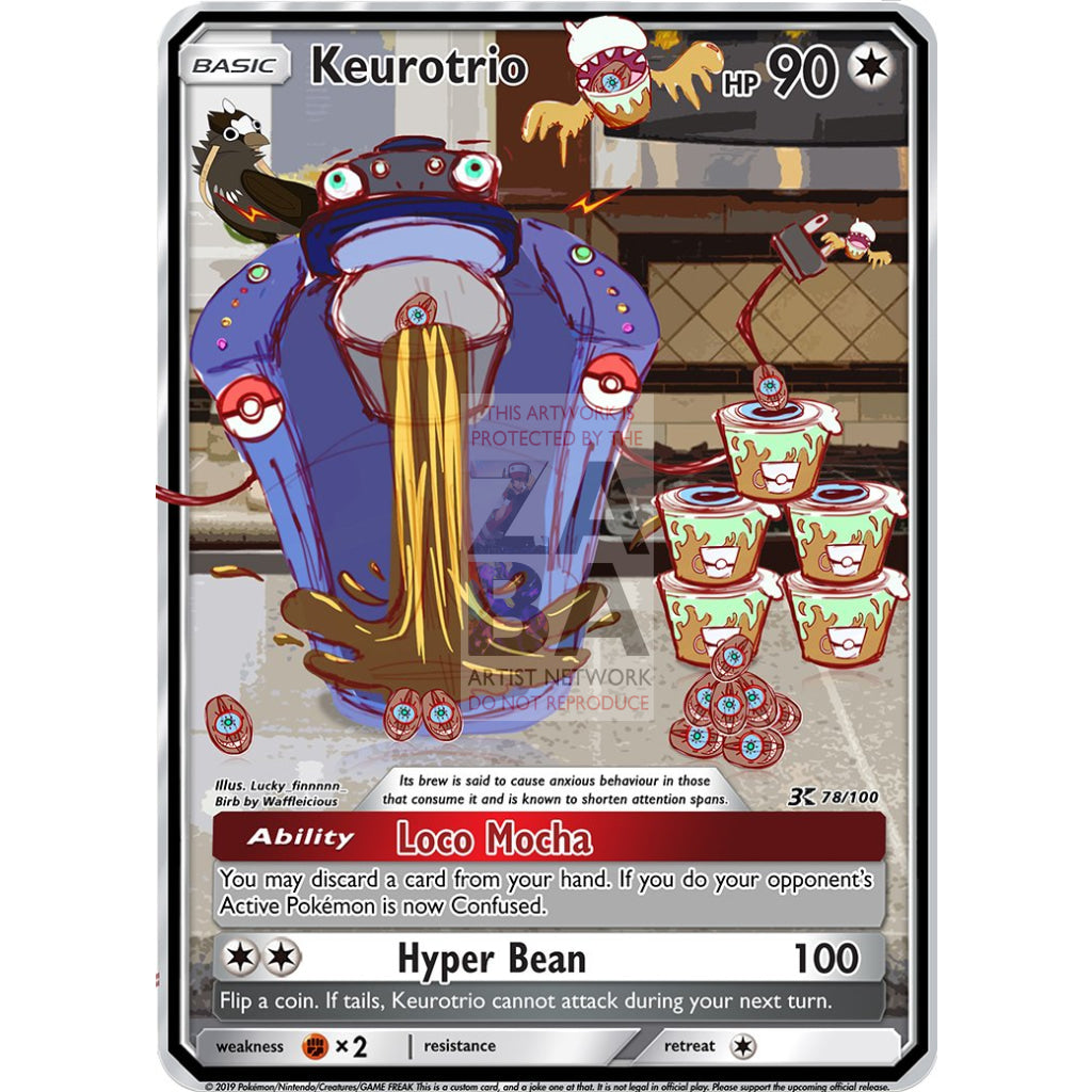 Keurotrio Custom Pokemon Card