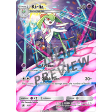 Kirlia 69/162 Breakthrough Extended Art Custom Pokemon Card Silver Holographic