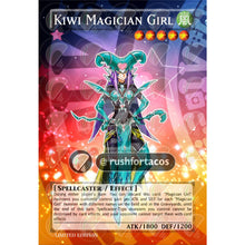 Kiwi Magician Girl Full Art Orica - Custom Yu-Gi-Oh! Card