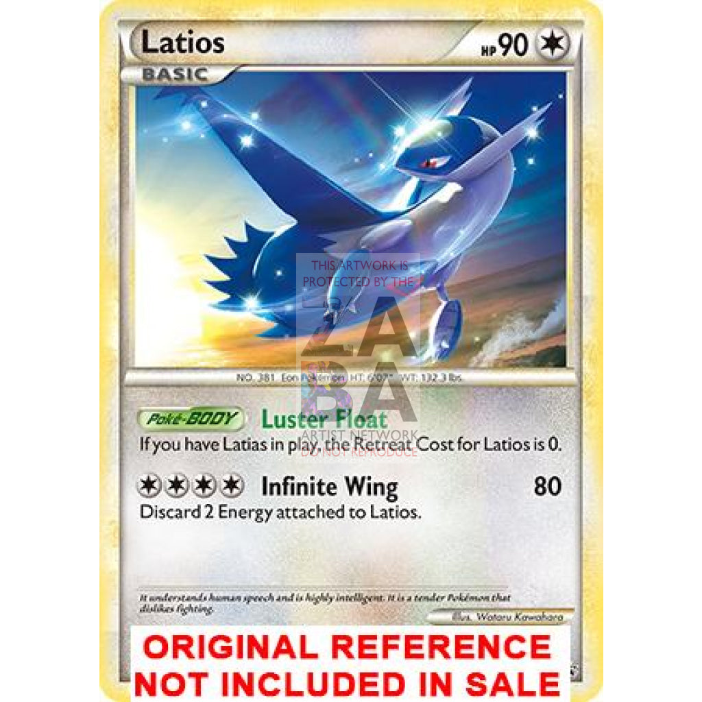 Latios Hgss11 Promo Extended Art Custom Pokemon Card