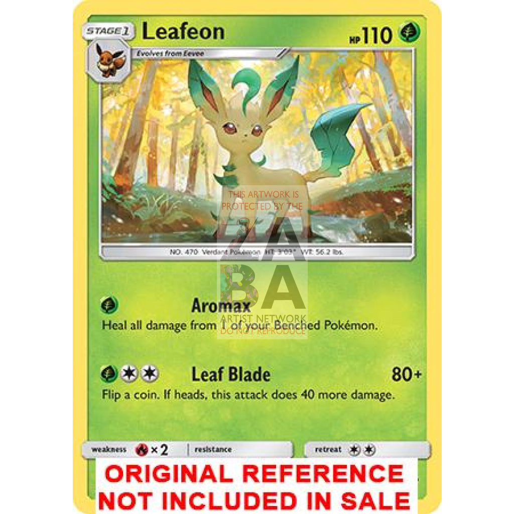 Leafeon Sm237 Sun & Moon Promo Extended Art Custom Pokemon Card