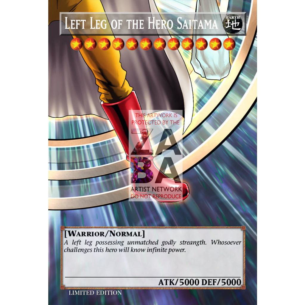 Legendary Hero Saitama (Exodia Parody) Full Art ORICA - Custom Yu-Gi-Oh! Card - ZabaTV