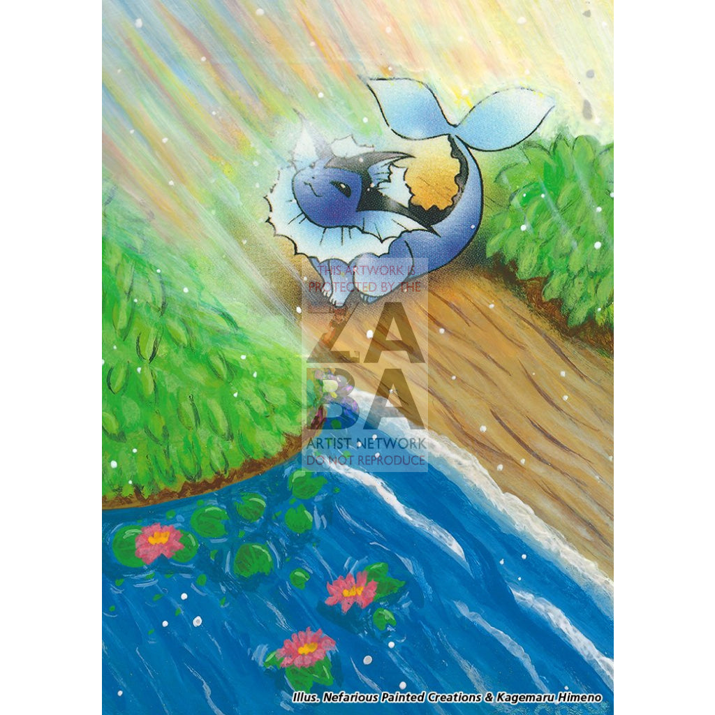 Light Vaporeon 52/105 Neo Destiny Extended Art Custom Pokemon Card - ZabaTV