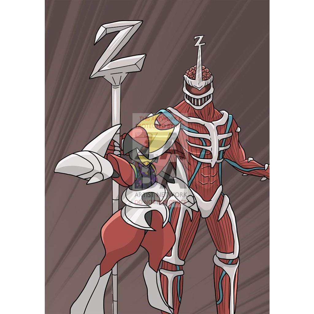 Lord Zedd & Bisharp V Custom Pokemon Card - ZabaTV