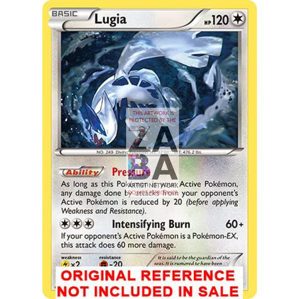 Lugia 78/124 Fates Collide Extended Art Custom Pokemon Card - ZabaTV