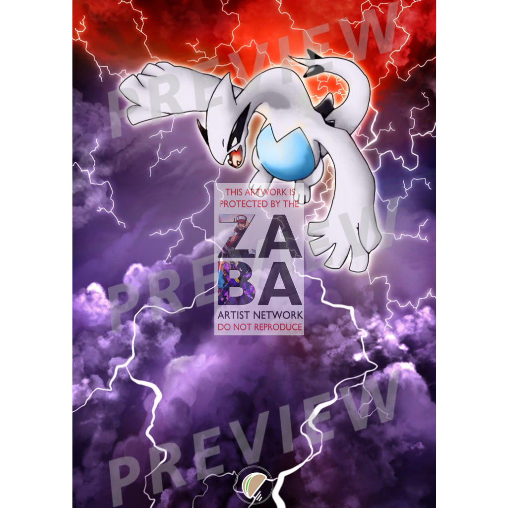 Lugia 9/111 Neo Genesis Extended Art Custom Pokemon Card - ZabaTV