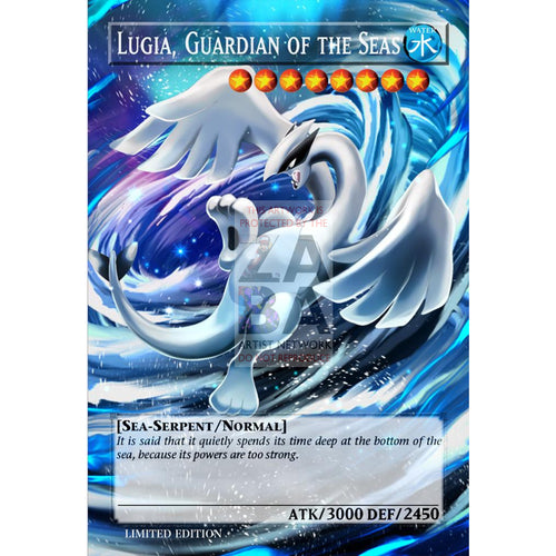 Lugia Guardian Of The Seas Full Art Orica - Custom Yu-Gi-Oh! Card