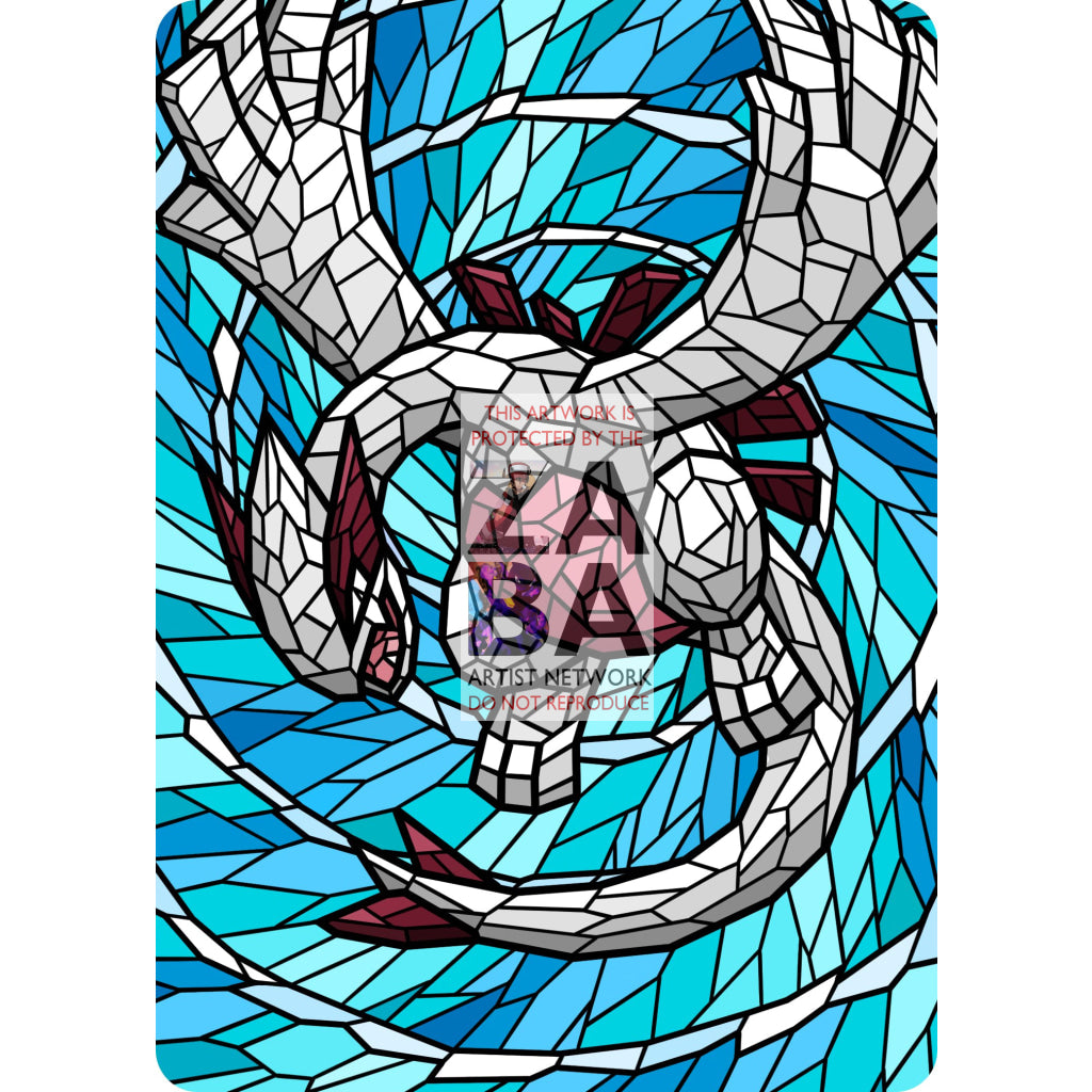 Lugia V (Stained-Glass) Custom Pokemon Card - ZabaTV