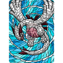 Lugia V (Stained-Glass) Custom Pokemon Card Shining / Textless Silver Foil