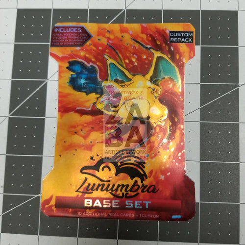 Lunumbra Base Set Pack- Pokemon Cards + Extended Art Reprint Pack Custom Packs