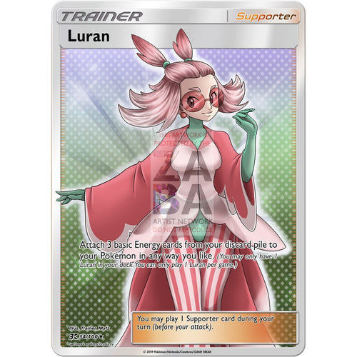 Luran (Trainer) Custom Pokemon Card Silver Holographic