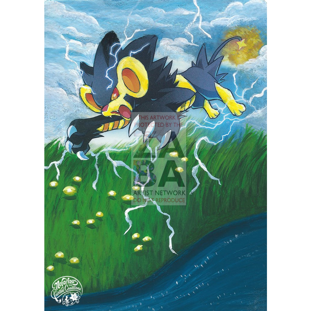 Luxray 34/106 Flashfire Extended Art Custom Pokemon Card - ZabaTV