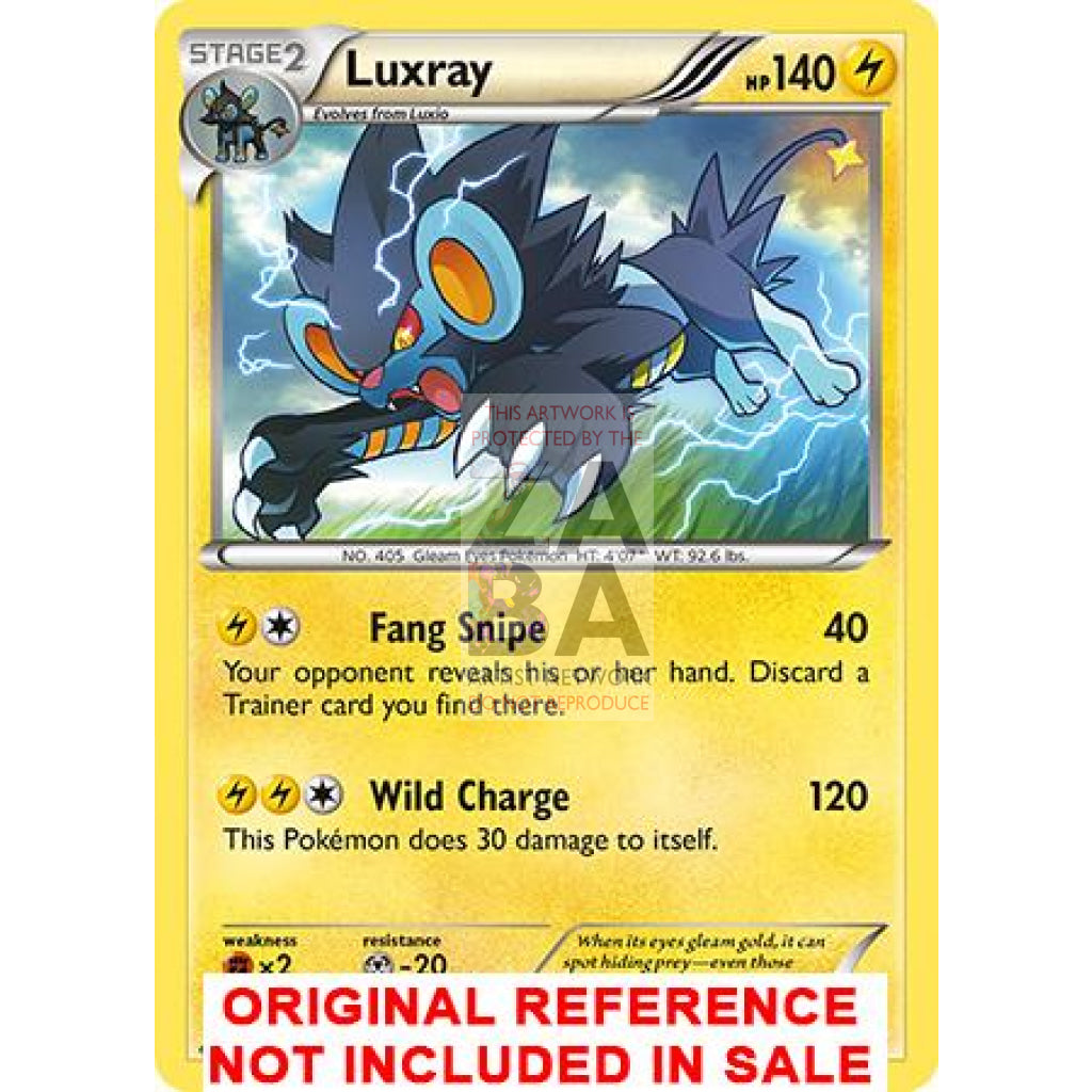 Luxray 34/106 Xy Flashfire Extended Art Custom Pokemon Card