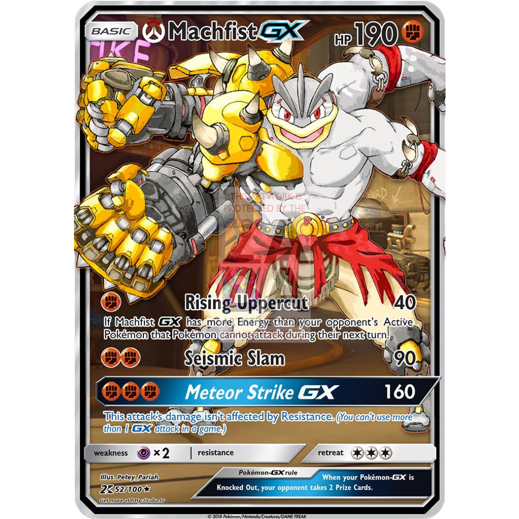 Machfist GX (Machamp + Doomfist) Custom Overwatch + Pokemon Card - ZabaTV