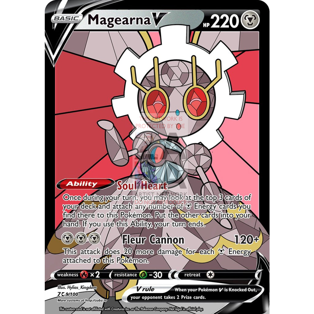 Magearna V Custom Pokemon Card - ZabaTV