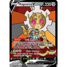 Magearna V Custom Pokemon Card Silver Foil / With Text Original Coloring (Gold)