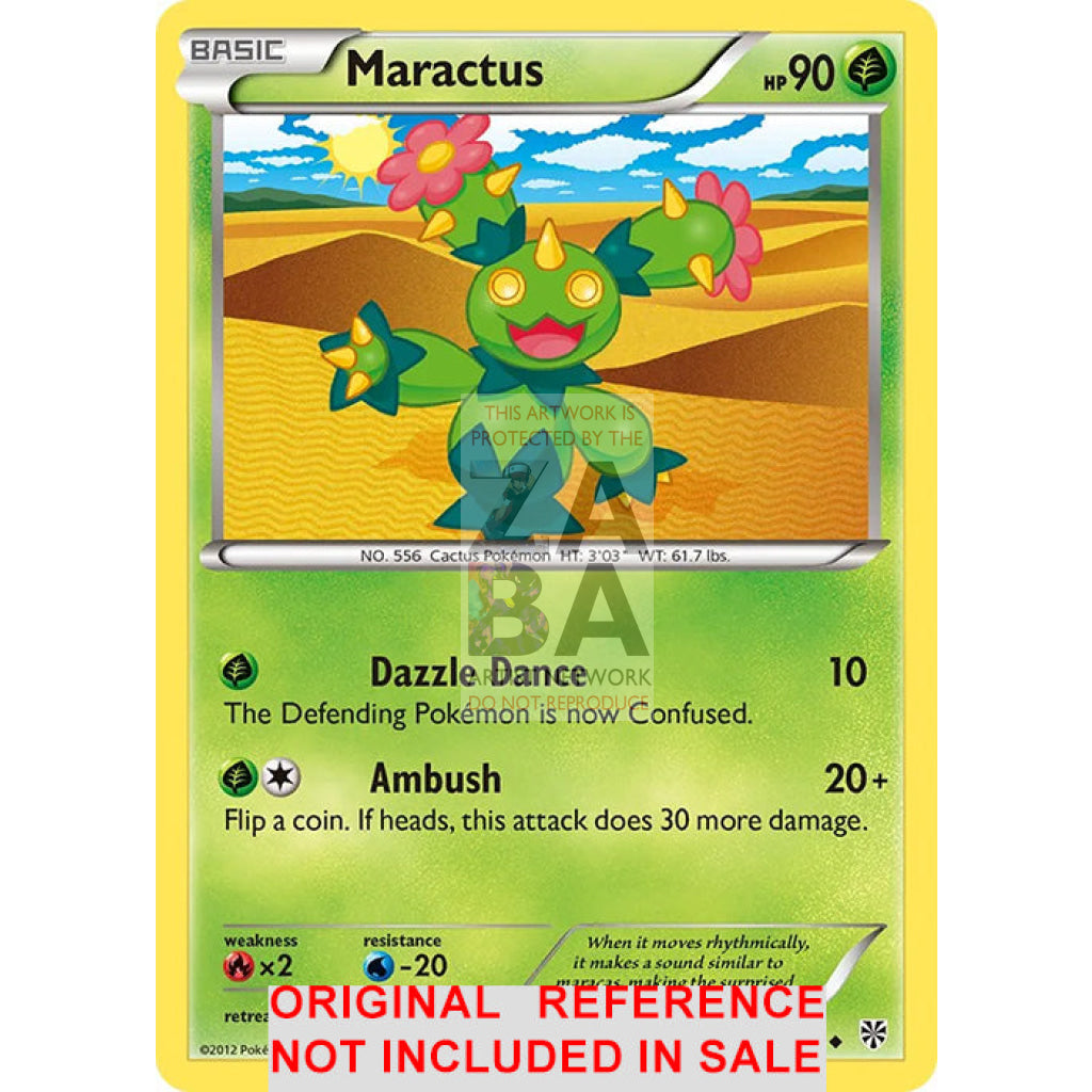 Maractus 11/135 Plasma Storm Extended Art Custom Pokemon Card - ZabaTV