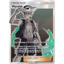 Marolak (Trainer) Custom Pokemon Card Silver Holographic