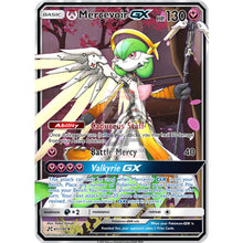 Mercevoir Gx (Gardevoir + Mercy) Custom Overwatch Pokemon Card Silver Foil