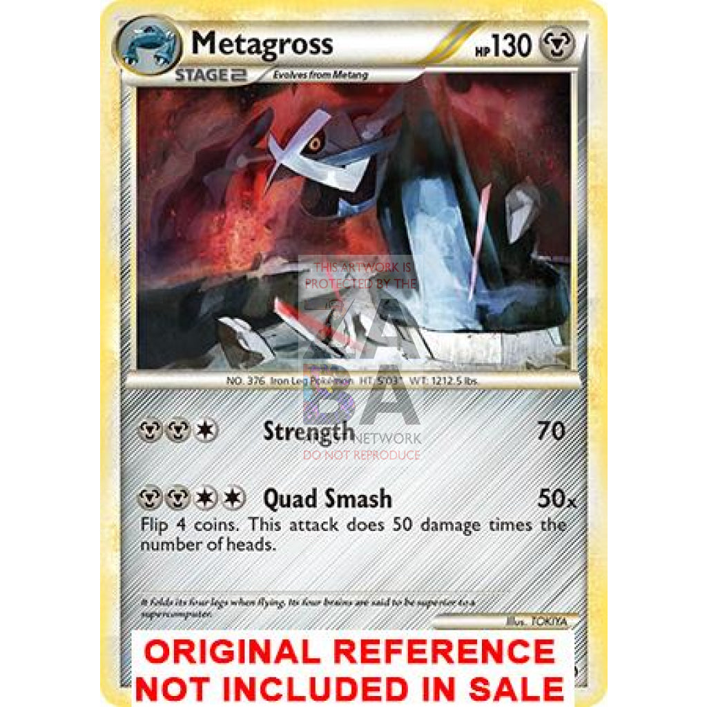 Metagross 18/90 Undaunted Extended Art Custom Pokemon Card