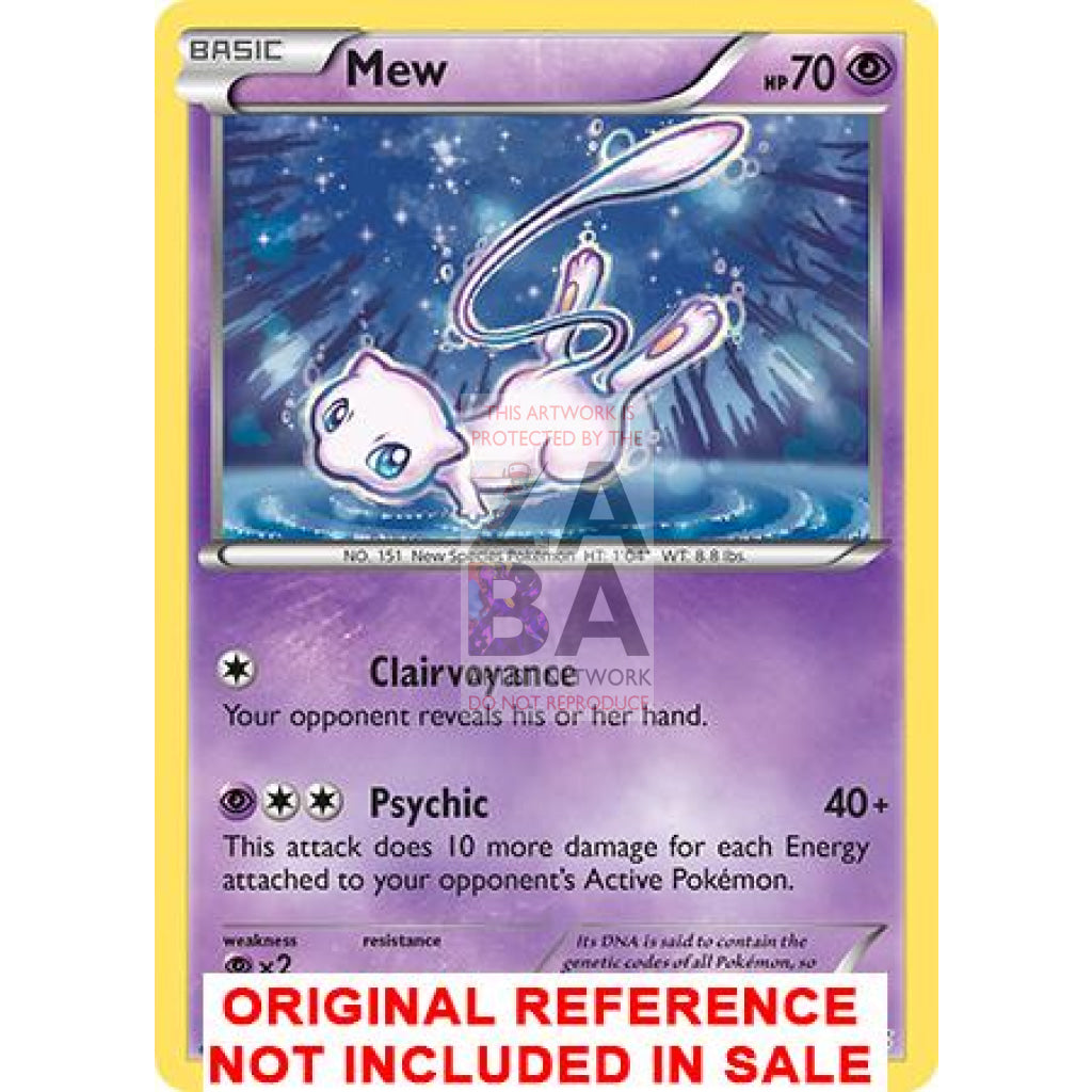 Mew XY192 XY Promo Extended Art Custom Pokemon Card - ZabaTV