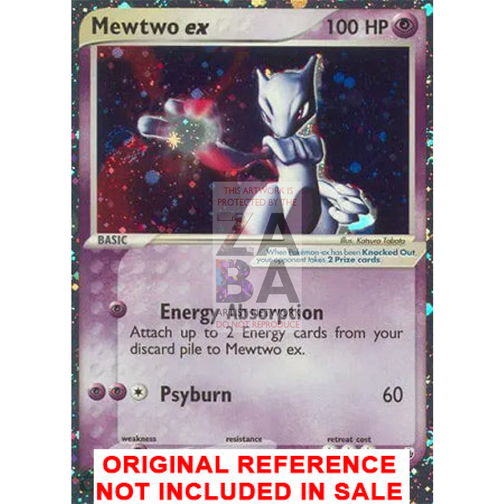 Mewtwo ex 101/109 Ruby & Sapphire Extended Art Custom Pokemon Card - ZabaTV