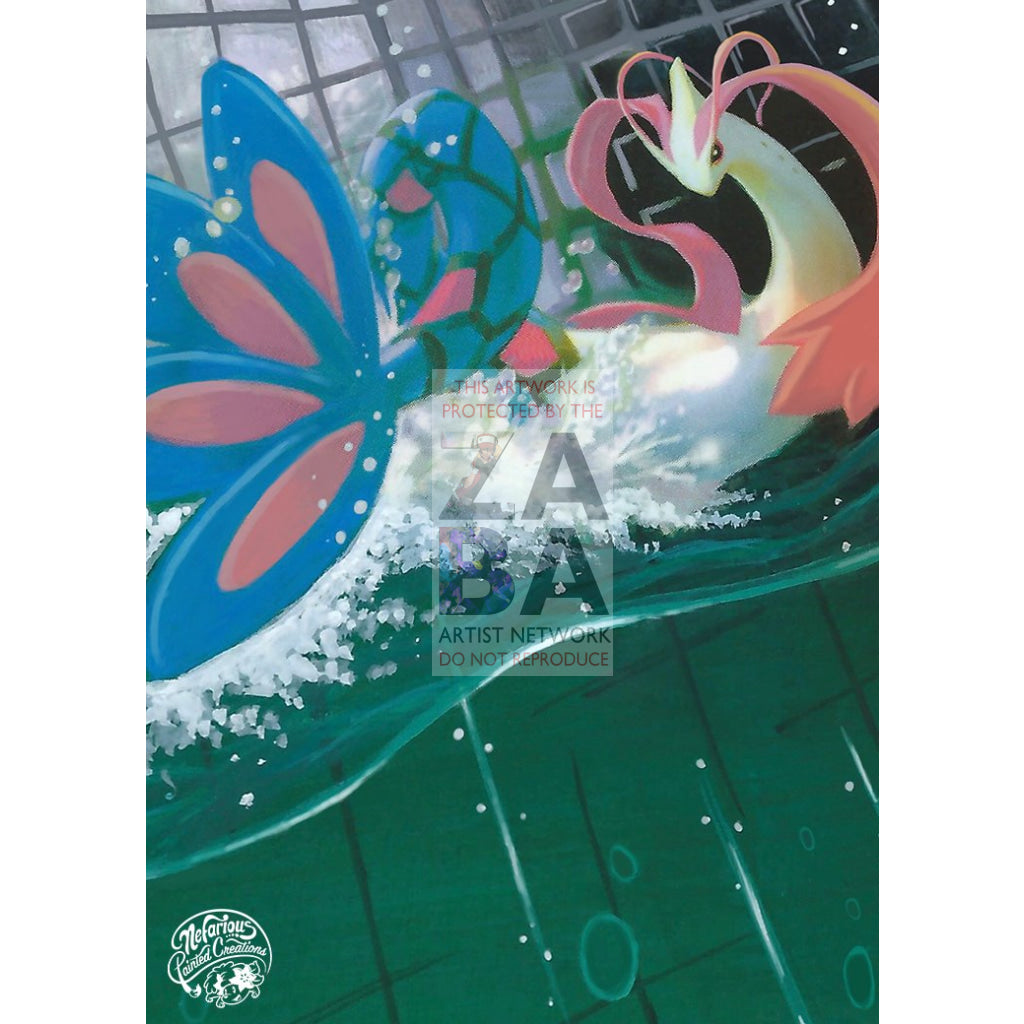 Milotic C 35/147 Supreme Victors Extended Art Custom Pokemon Card - ZabaTV
