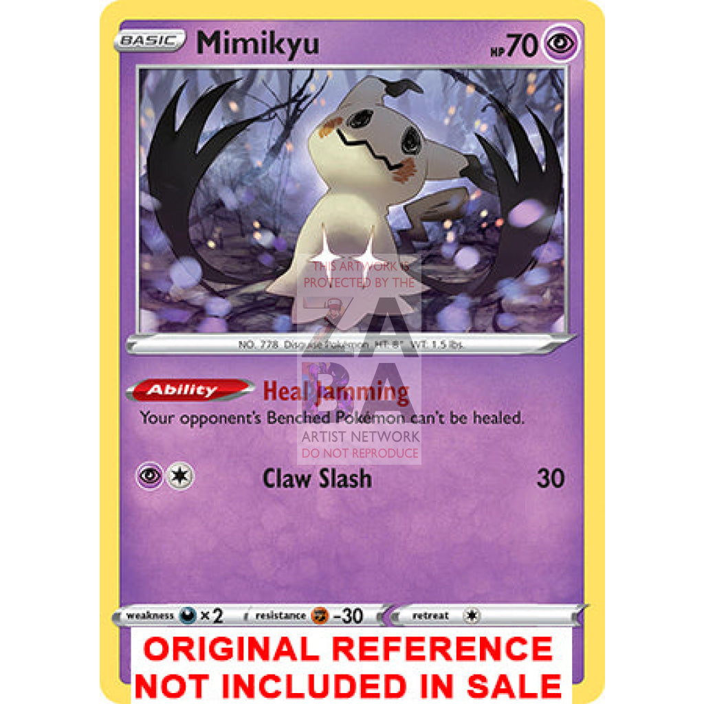 Mimikyu 081/189 Darkness Ablaze Extended Art Custom Pokemon Card
