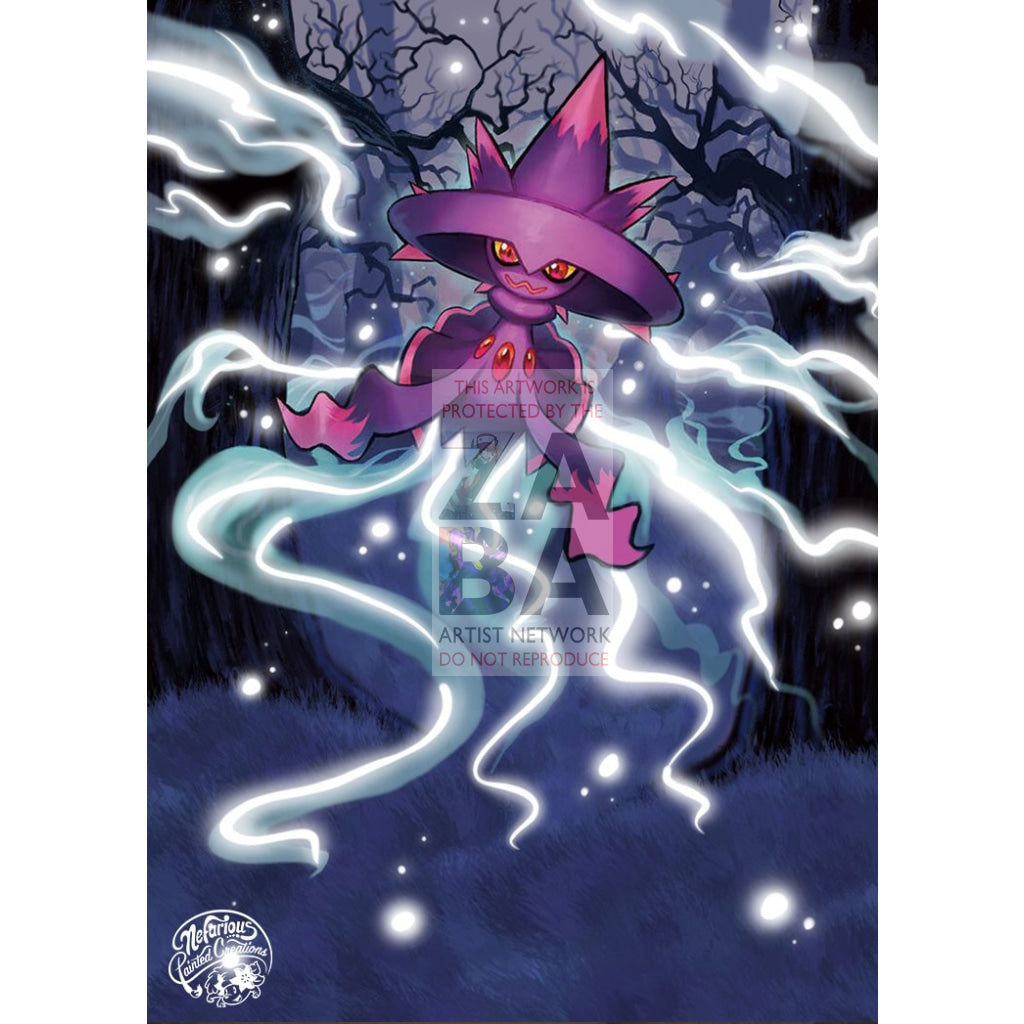 Mimikyu Swsh141 Sword & Shield Promo Extended Art Custom Pokemon Card Silver Holo