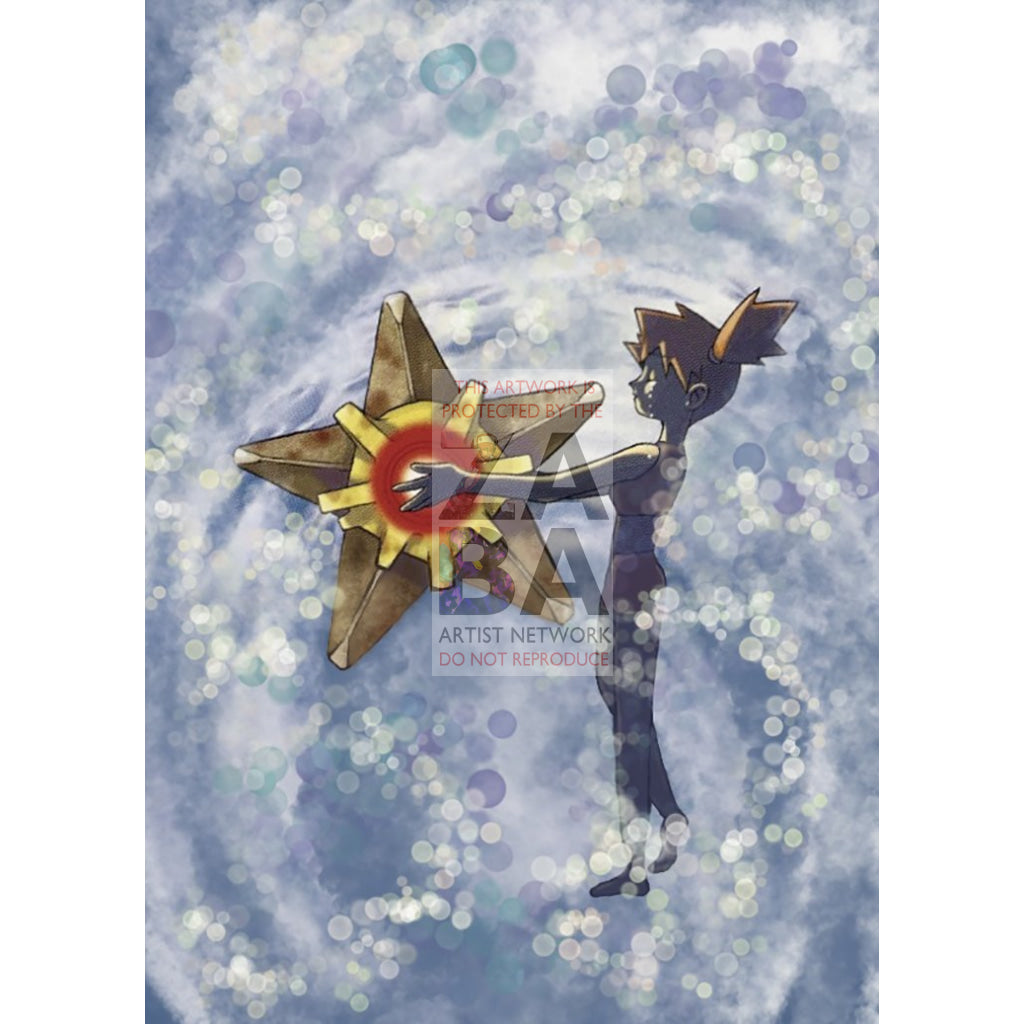Misty's Tears V2 Full Art Gold Custom Pokemon Card - ZabaTV